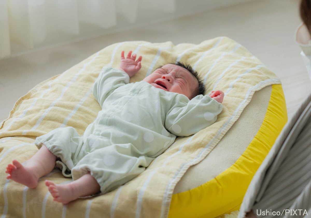 泣き止まない0歳の赤ちゃん