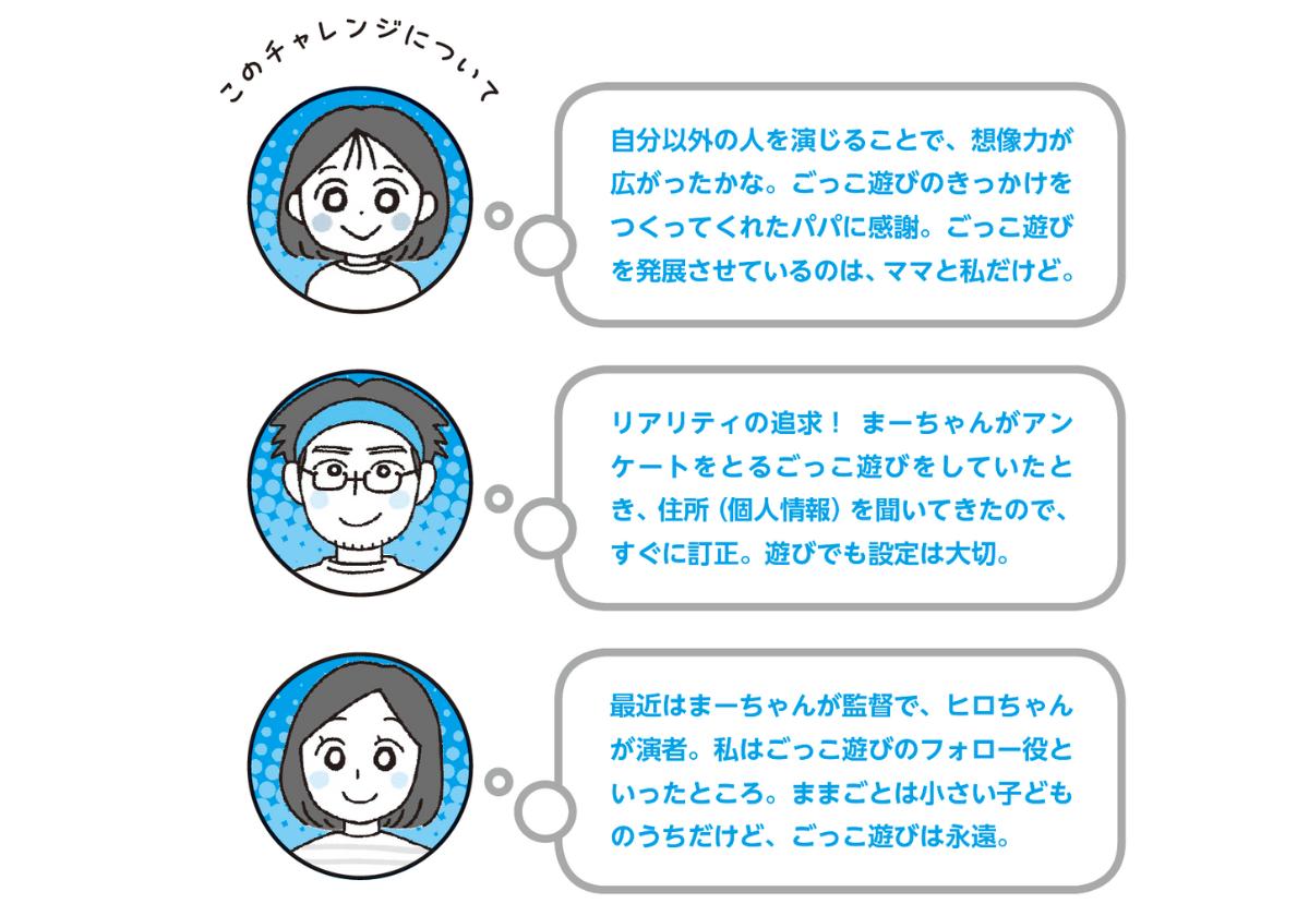 家族を笑顔にする32チャレンジ おうちごっこの子育て1年生