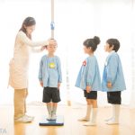 幼稚園での身体測定
