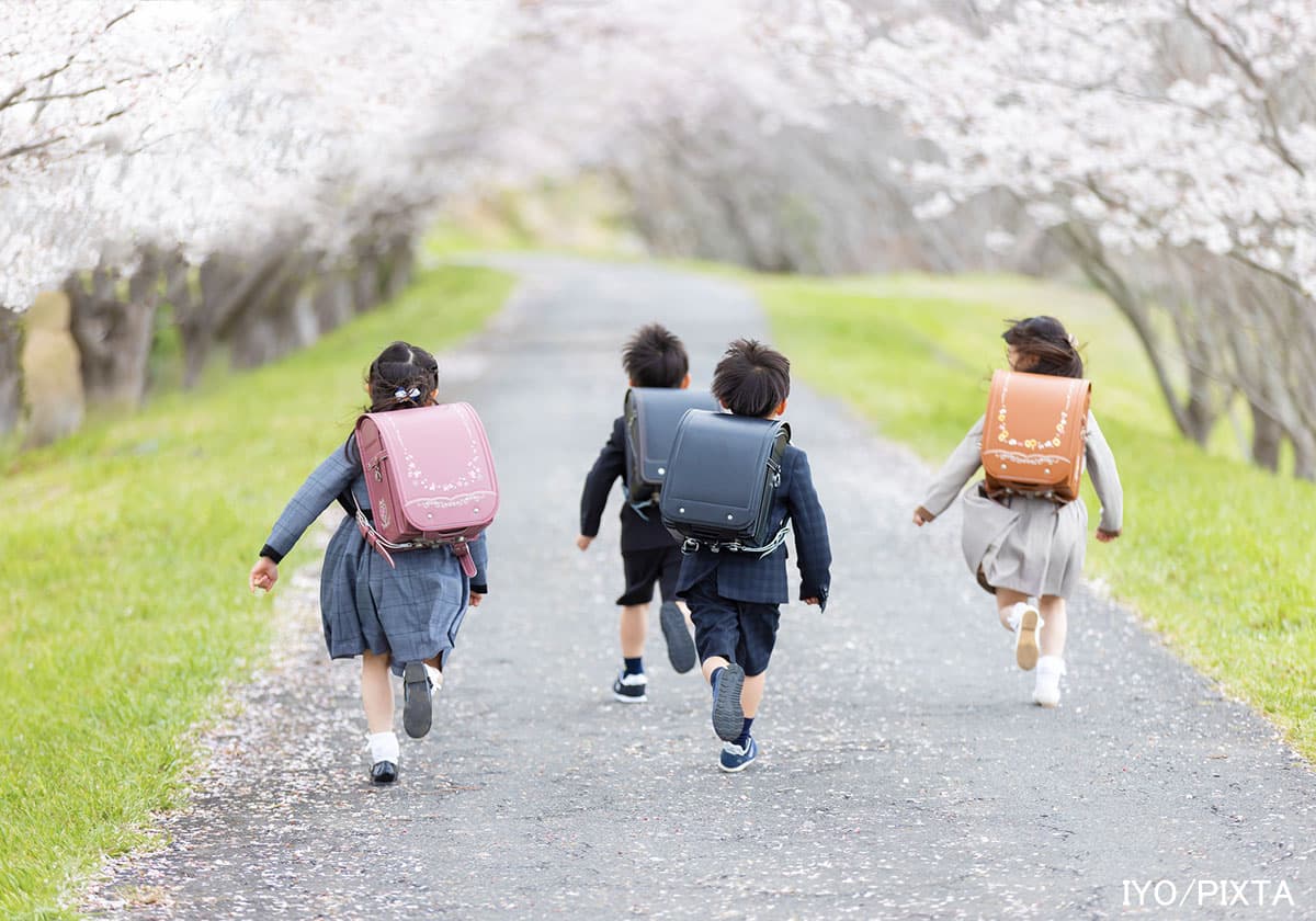 小学生の投稿下校のイメージ
