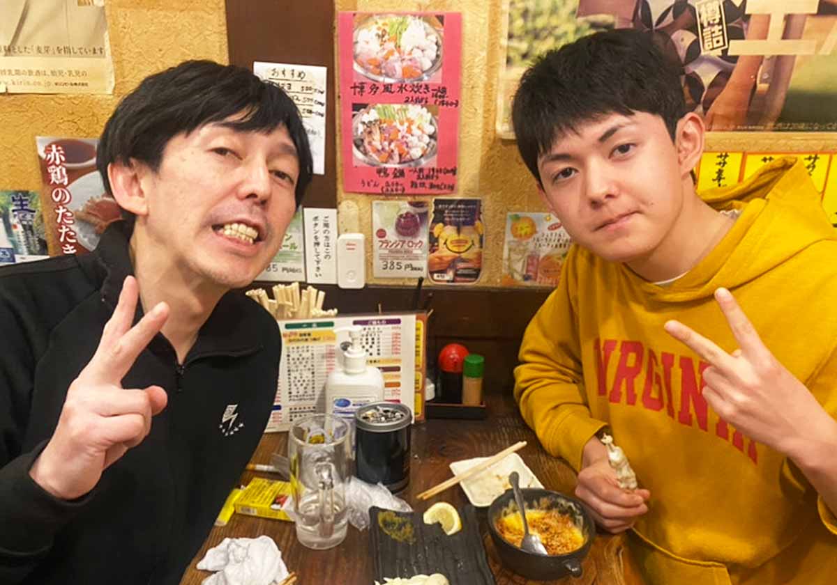 2丁拳銃小堀さん、息子の響己さん