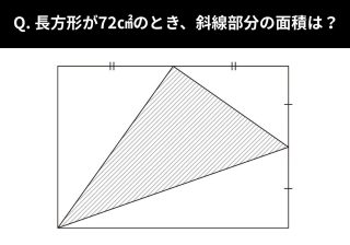 図形の面積が苦手でもハマる！ 公式を使わずに“気持ちよく解ける”ひらめき問題